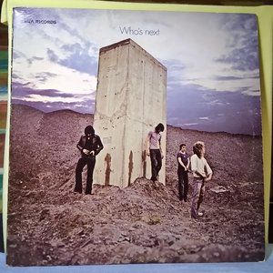 the Who Whos Next 1977 reissue Fading Labels Vinyl Record MINTY